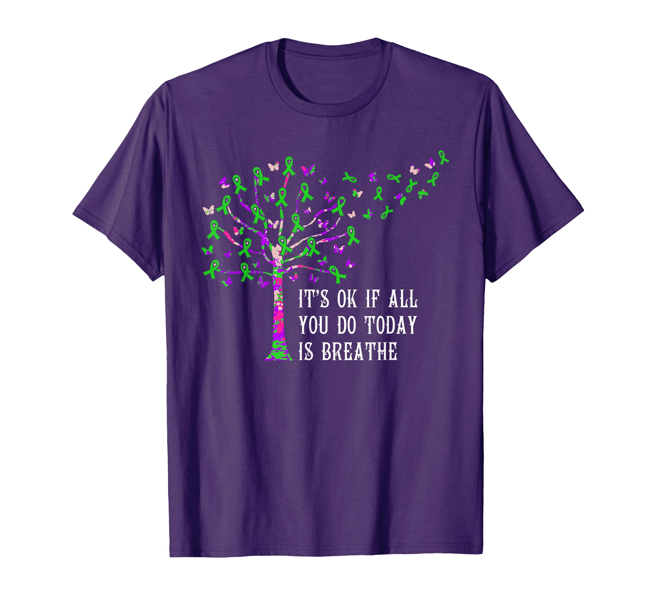 Its Okay If All You Do Today Is Breathe T-Shirt - Trendy Graphic Unisex - T-Shirt, Sweatshirt, Hoodie