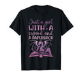 Just Sword And Paperback Fantasy Book T-Shirt - Unique Graphic Men Women - T-Shirt, Sweatshirt, Hoodie
