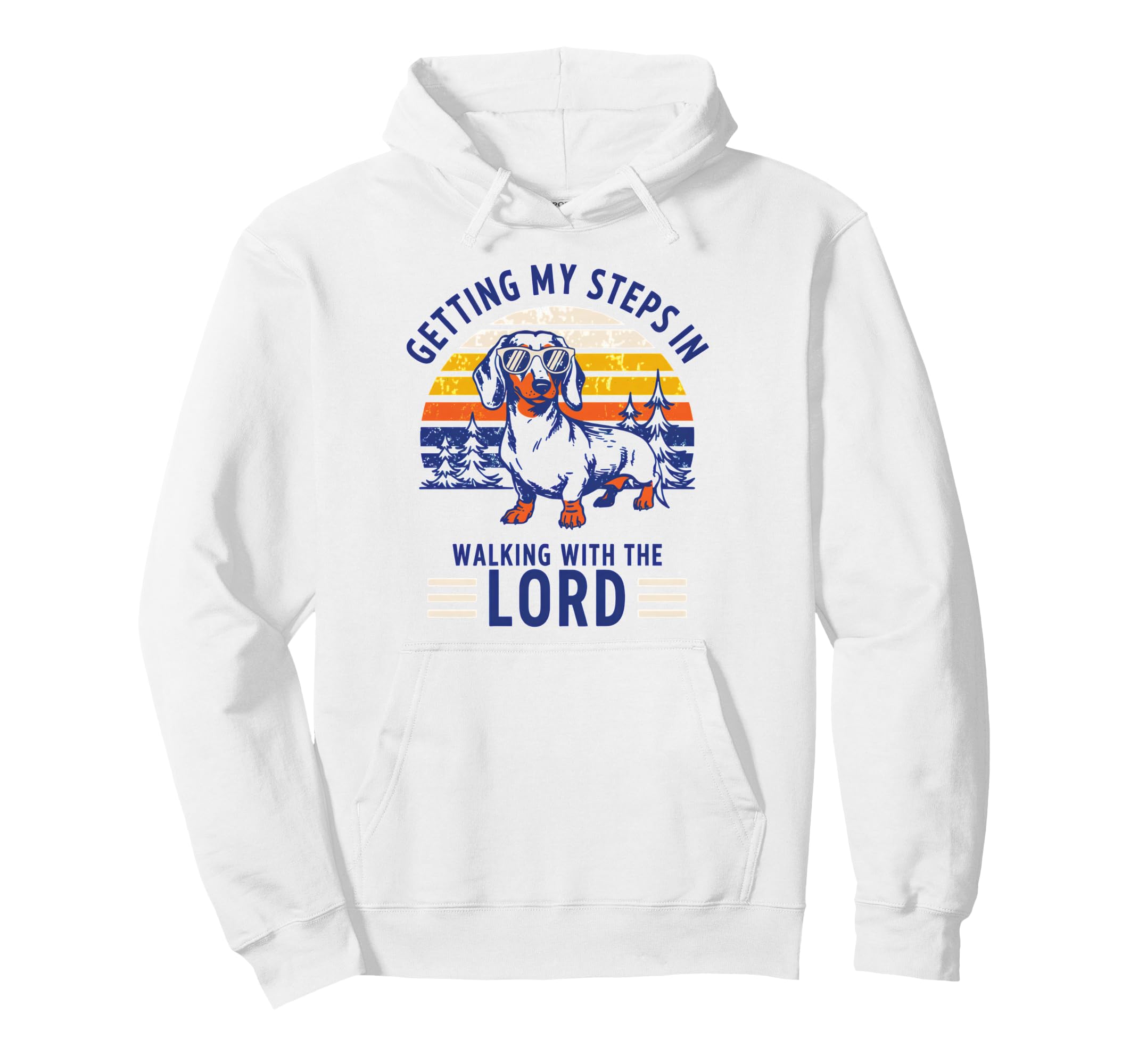 Getting My Steps Walking Lord Dachshund Hoodie - Streetwear Style Men Women - T-Shirt, Sweatshirt, Hoodie