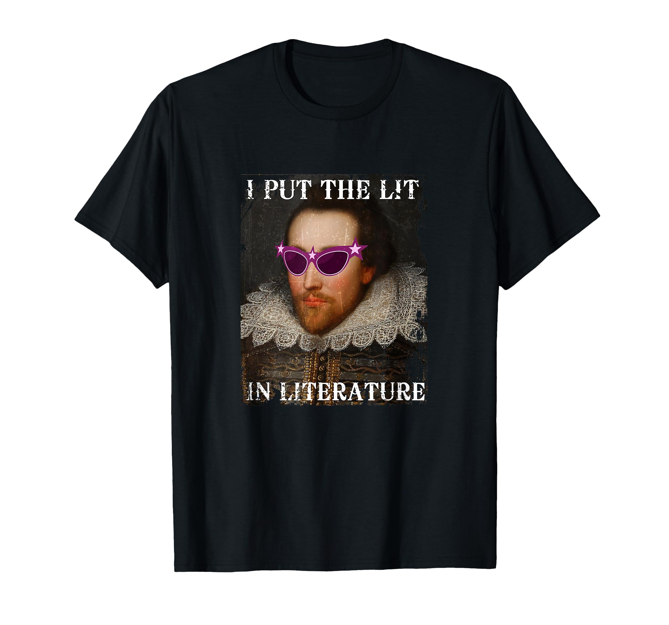 I Put Lit Literature Tees Funny Parody T-Shirt - Graphic Print Unisex - T-Shirt, Sweatshirt, Hoodie