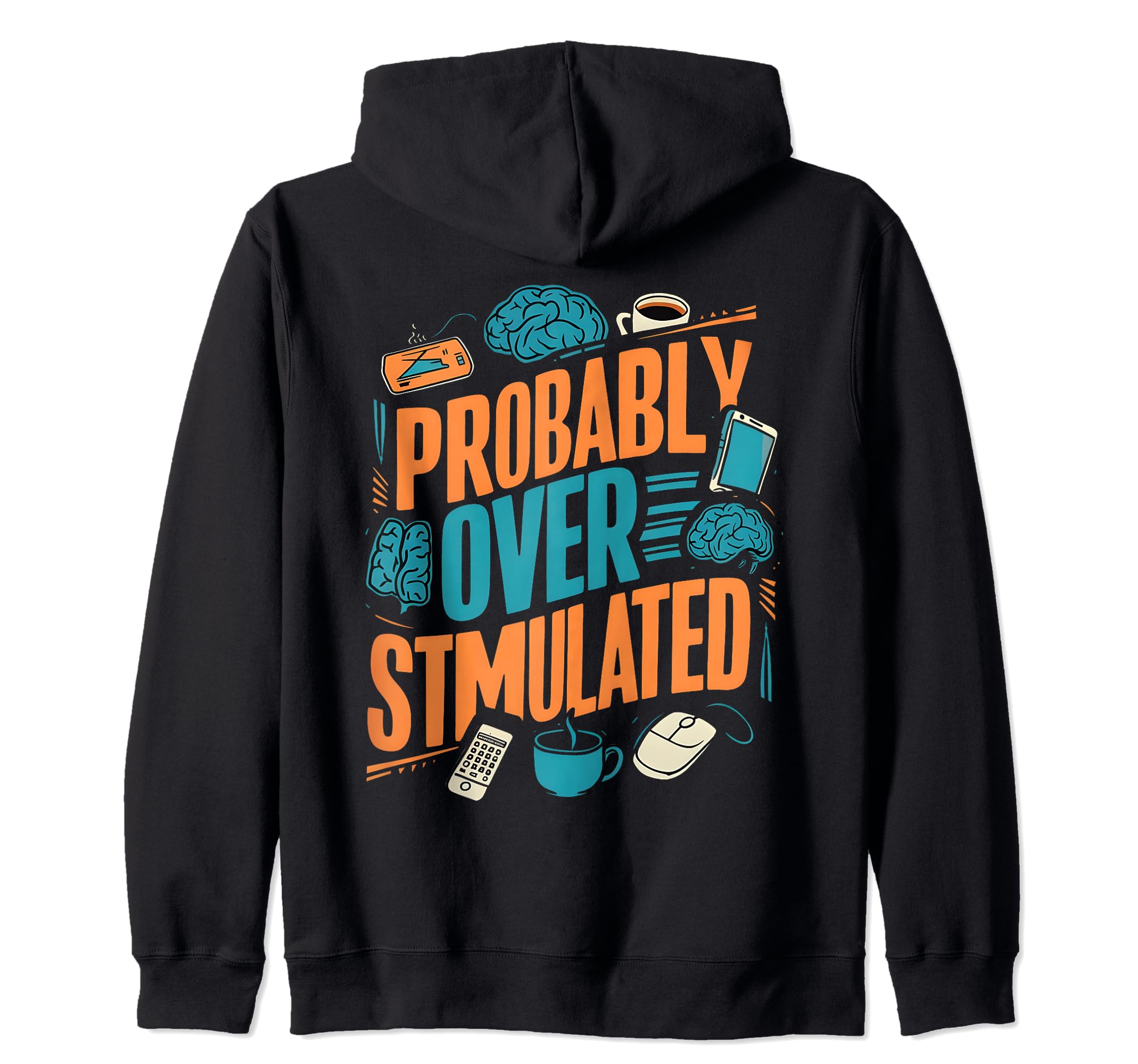 Gehirn Blitze Neurodivers Berstimuliert T-Shirt - Novelty Apparel Unisex - T-Shirt, Sweatshirt, Hoodie