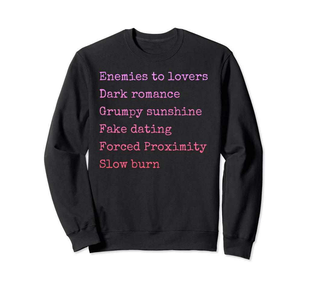 Bibliophile Romance Book Genre Sweatshirt - Streetwear Style Unisex - T-Shirt, Sweatshirt, Hoodie