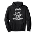 Wind Is My Therapy Funny Motorcycle Hoodie - Aesthetic Graphic for Adults - T-Shirt, Sweatshirt, Hoodie