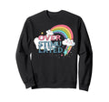 Overstimulated Rainbow Probably Sweatshirt - Fun Novelty Design for Adults - T-Shirt, Sweatshirt, Hoodie