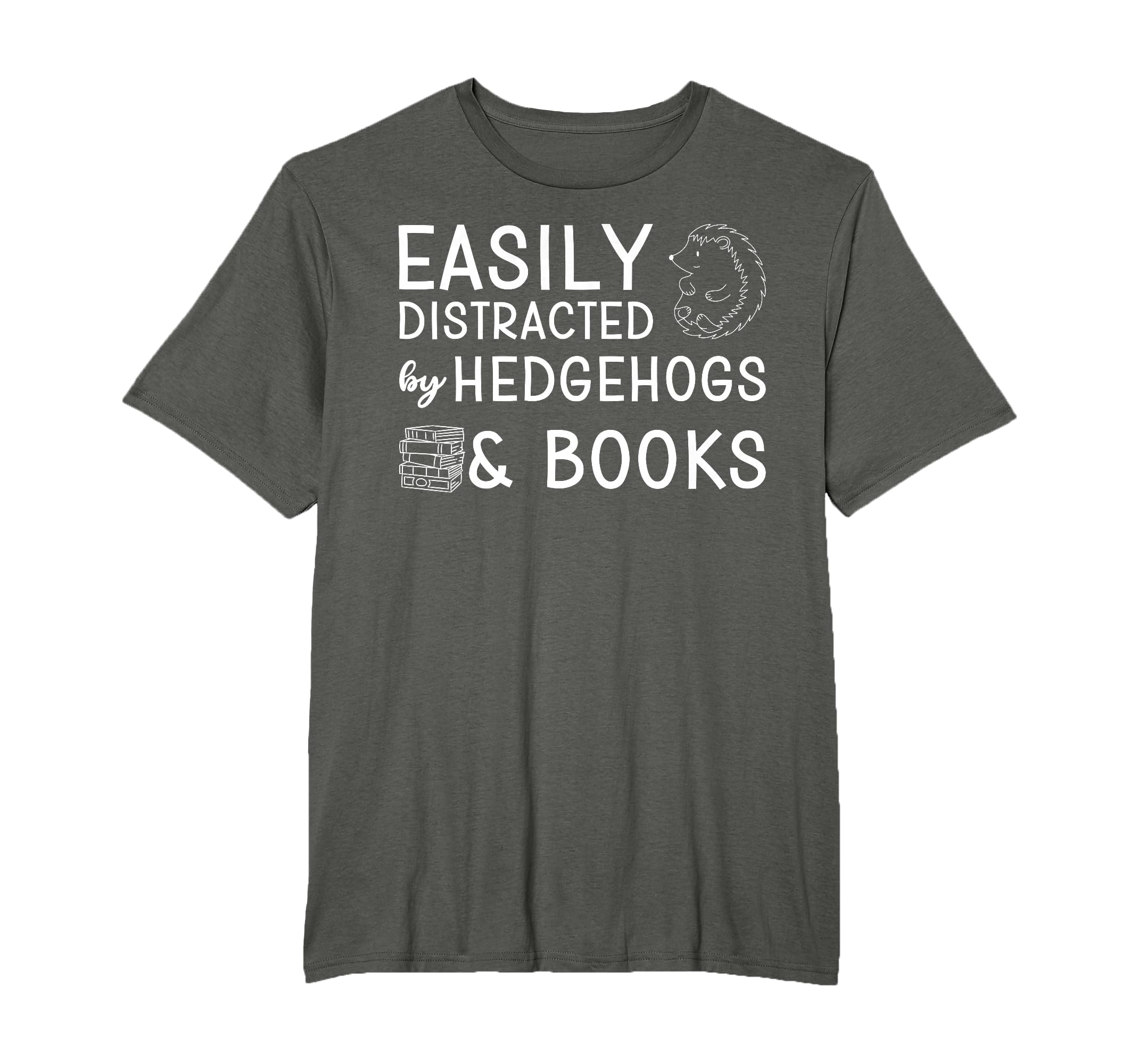 Easily Distracted Hedgehogs And T-Shirt - Custom Art Print for Adults - T-Shirt, Sweatshirt, Hoodie