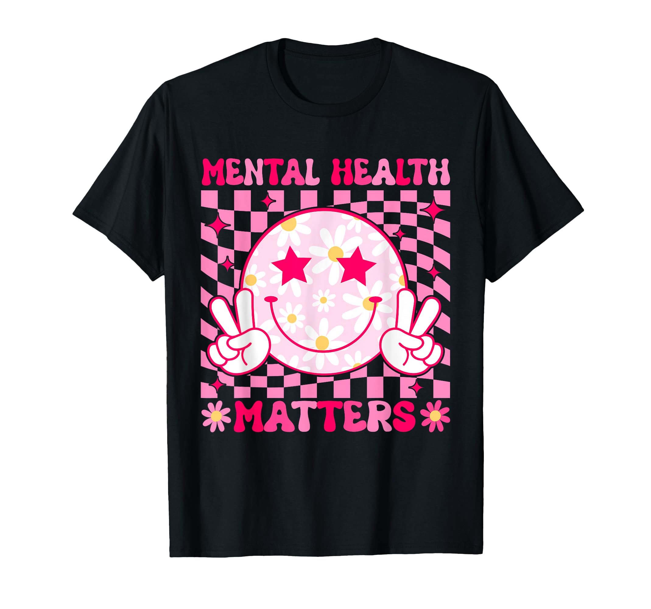 Mental Health Matters End Stigma Brain T-Shirt - Graphic Print Unisex - T-Shirt, Sweatshirt, Hoodie