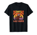 Introvert Cat Club Funny Sunset Coffee T-Shirt - Graphic Print for Adults - T-Shirt, Sweatshirt, Hoodie