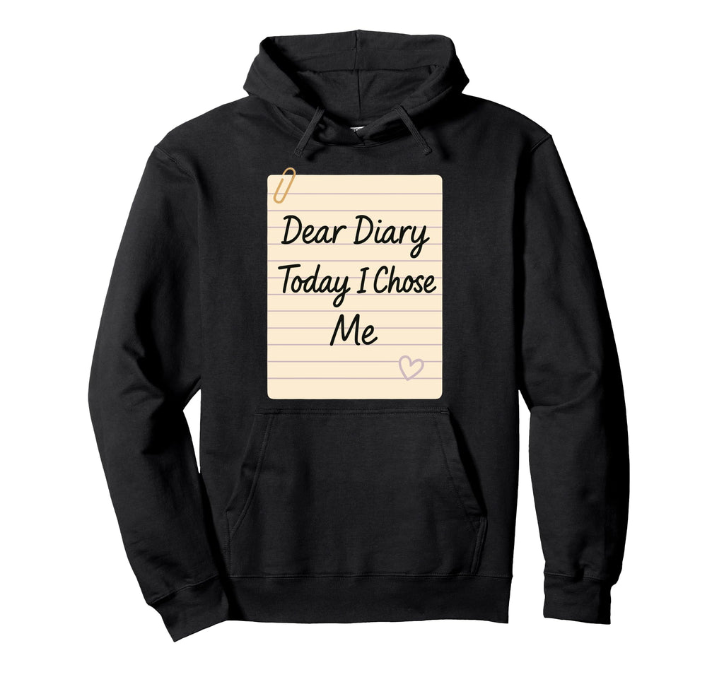 Mindfulness Journaling Self Care Mental Hoodie - Trendy Graphic Men Women - T-Shirt, Sweatshirt, Hoodie