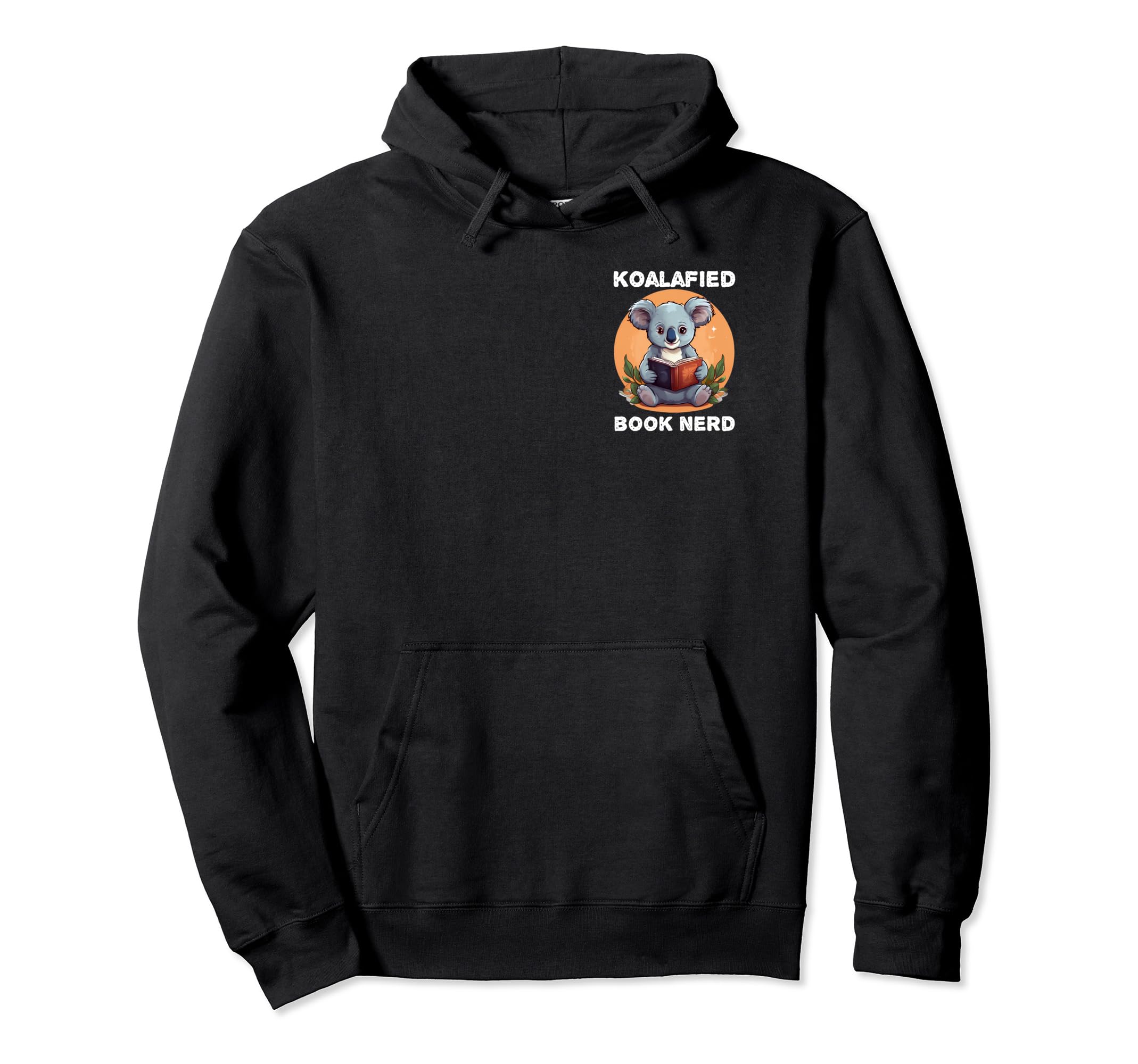 Koalafied Book Nerd Punny Koalas Pun Hoodie - Aesthetic Graphic Men Women - T-Shirt, Sweatshirt, Hoodie