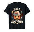 Fall Love Reading Pumpkin Books T-Shirt - Casual Everyday Wear Unisex - T-Shirt, Sweatshirt, Hoodie