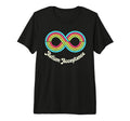 Autism Acceptance Infinity Symbol Tri Blend T-Shirt - Unique Graphic Unisex - T-Shirt, Sweatshirt, Hoodie