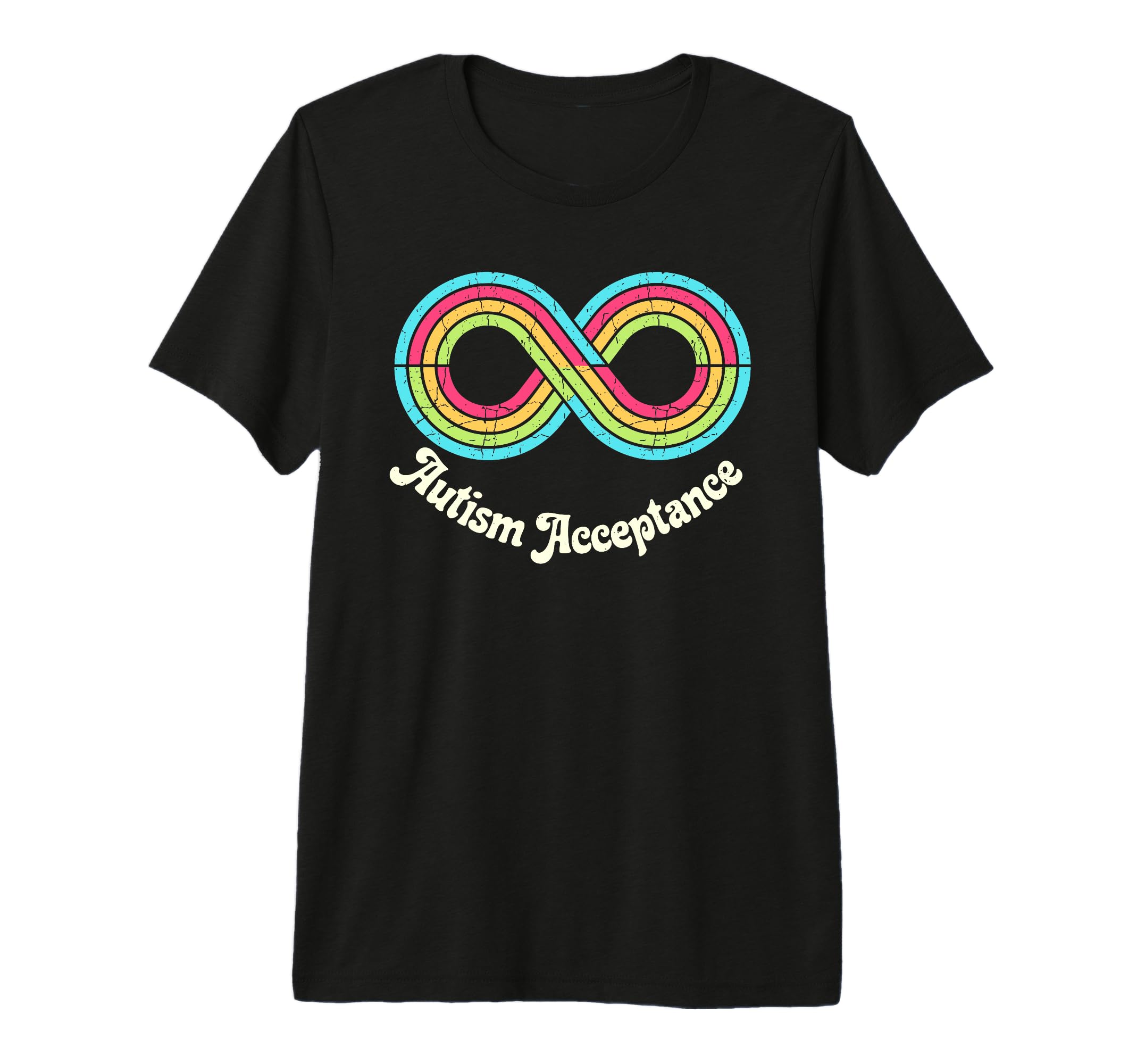 Autism Acceptance Infinity Symbol Tri Blend T-Shirt - Unique Graphic Unisex - T-Shirt, Sweatshirt, Hoodie