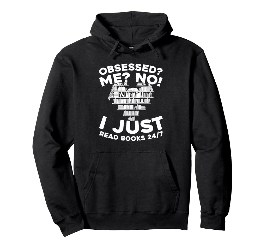 Books Library Novel Writer Bibliophile Hoodie - Custom Art Print Unisex - T-Shirt, Sweatshirt, Hoodie