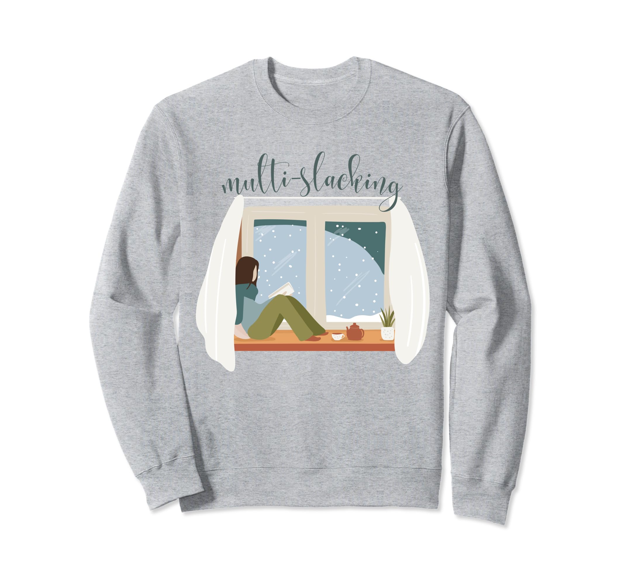 Multi Slacking Relaxing Self Care Sweatshirt - Streetwear Style for Adults - T-Shirt, Sweatshirt, Hoodie