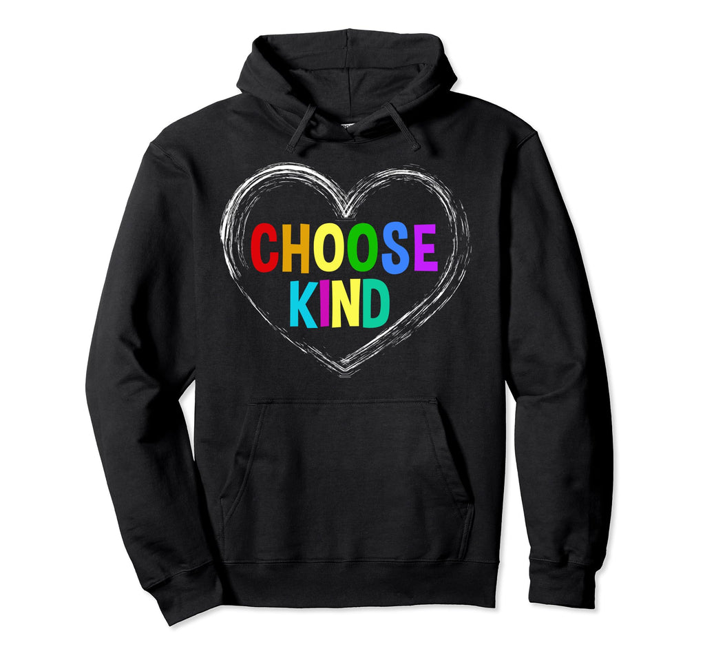 Choose Kind Anti Bullying Message Hoodie - Minimalist Print for Adults - T-Shirt, Sweatshirt, Hoodie