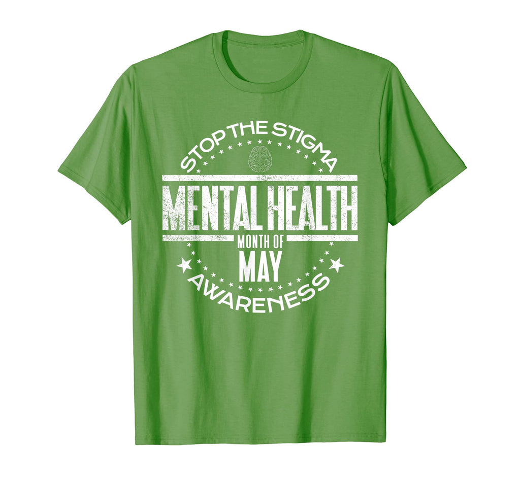 Mental Health Awareness Stop Stigma T-Shirt - Novelty Apparel Unisex - T-Shirt, Sweatshirt, Hoodie