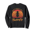 Antisocial Butterfly Housefly Sweatshirt - Unique Graphic for Adults - T-Shirt, Sweatshirt, Hoodie