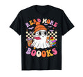 Read More Booooks Ghost Funny Teacher T-Shirt - Graphic Print Unisex - T-Shirt, Sweatshirt, Hoodie