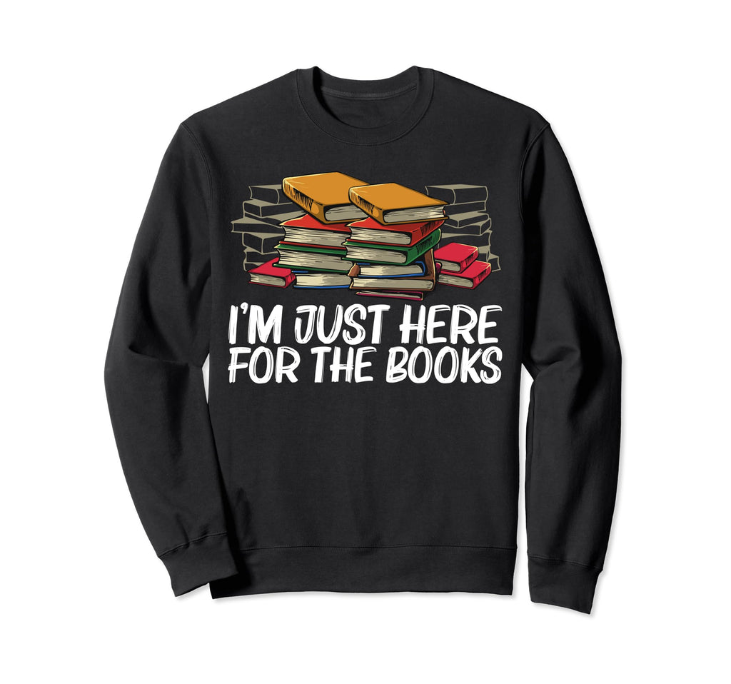 Funny Bookworm Art Book Reading Sweatshirt - Fun Novelty Design Men Women - T-Shirt, Sweatshirt, Hoodie