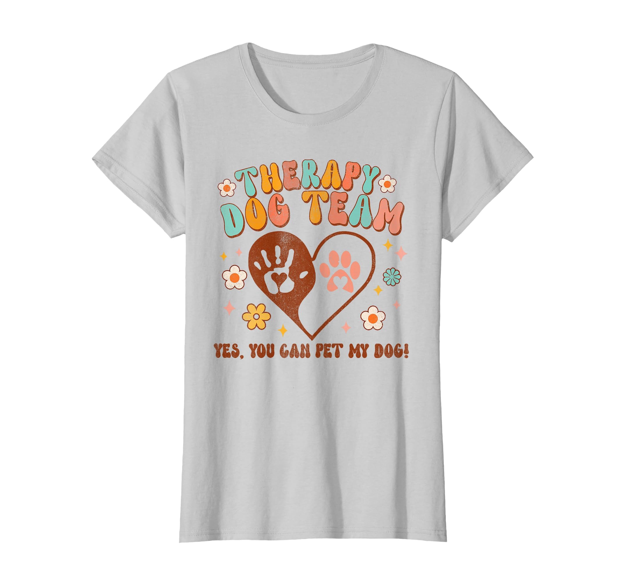 Therapy Dog Team Pet My Dog Animal T-Shirt - Fun Novelty Design Unisex - T-Shirt, Sweatshirt, Hoodie