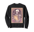 Reader Tarot Card Librarian Emo Goth Sweatshirt - Aesthetic Graphic Unisex - T-Shirt, Sweatshirt, Hoodie