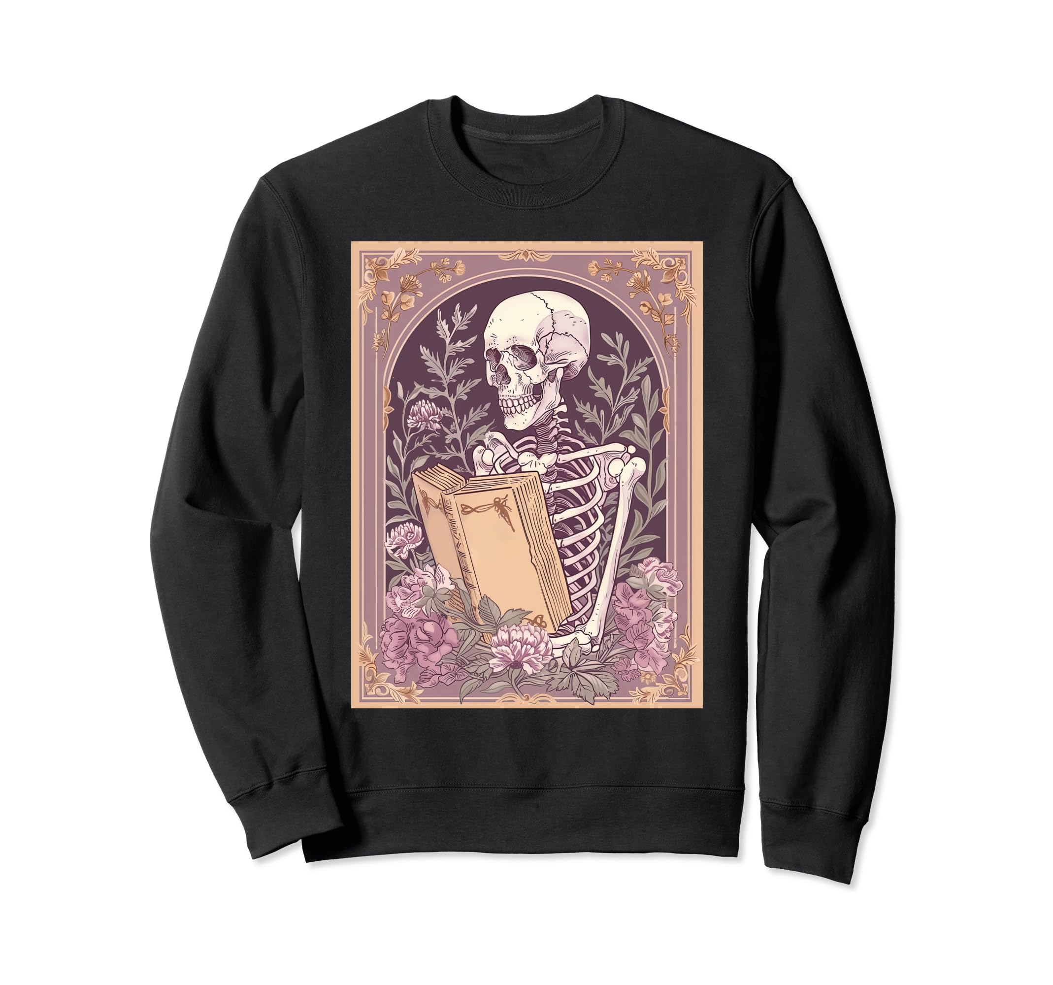 Reader Tarot Card Librarian Emo Goth Sweatshirt - Aesthetic Graphic Unisex - T-Shirt, Sweatshirt, Hoodie