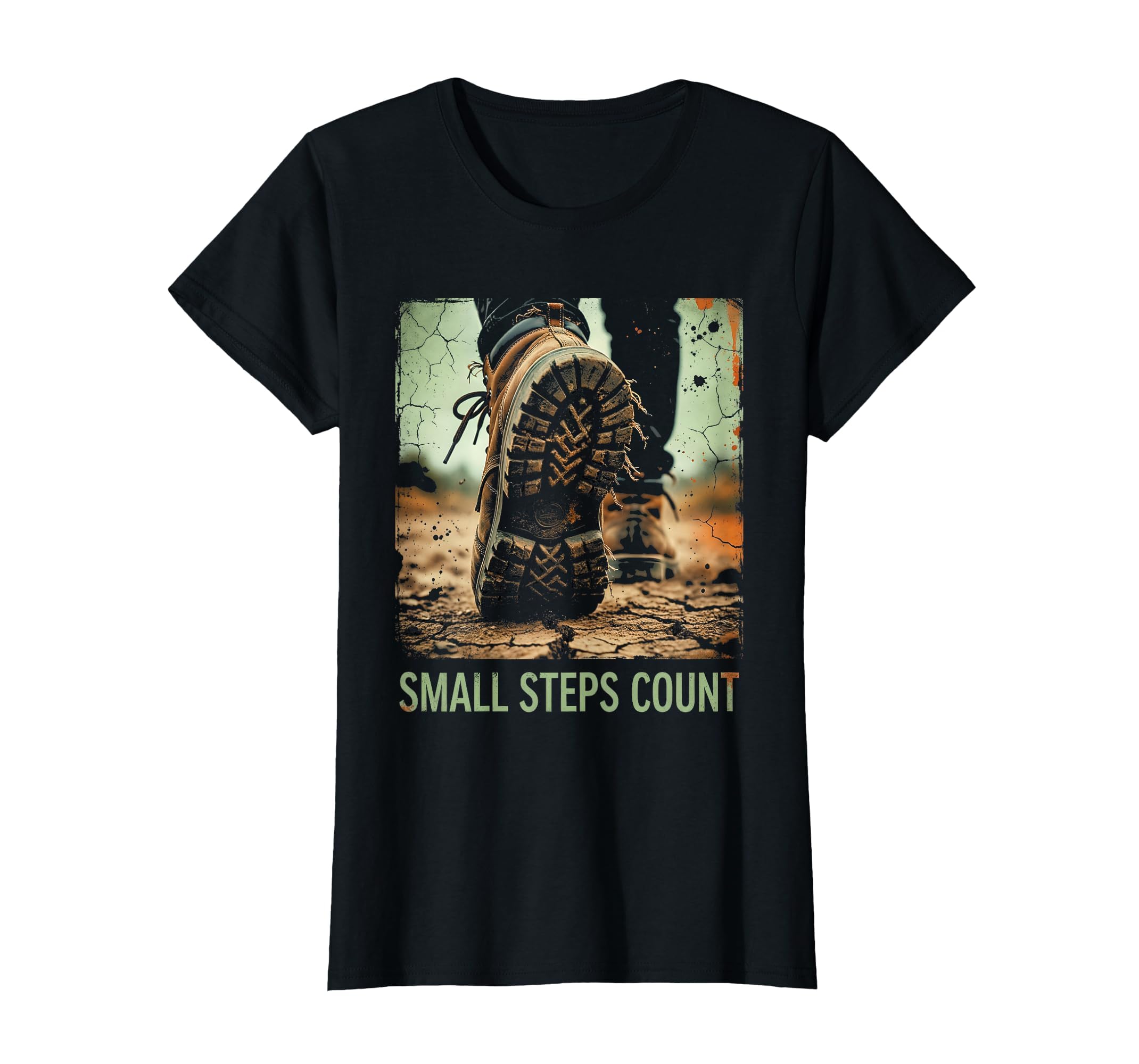 Small Steps Count Mental Health T-Shirt - Casual Everyday Wear for Adults - T-Shirt, Sweatshirt, Hoodie