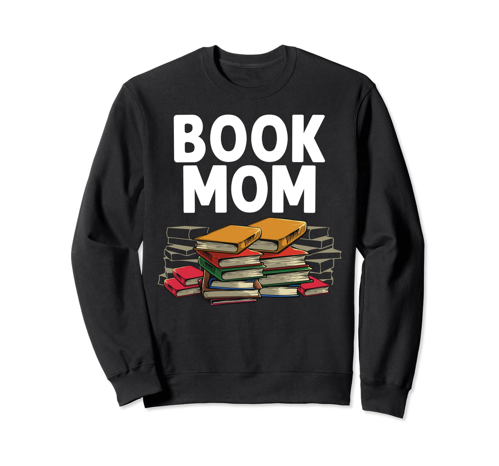 Funny Bookworm Art Mom Book Reading Sweatshirt - Graphic Print Men Women - T-Shirt, Sweatshirt, Hoodie