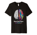 Mental Health Matters End Stigma Brain T-Shirt - Fun Novelty Design Unisex - T-Shirt, Sweatshirt, Hoodie
