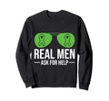 Real Ask Help Mental Health Sweatshirt - Fun Novelty Design for Adults - T-Shirt, Sweatshirt, Hoodie
