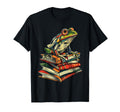 Books Frog Book Lover Bookworm T-Shirt - Unique Graphic Unisex - T-Shirt, Sweatshirt, Hoodie