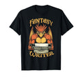 Fantasy Writer Funny Book Dragon T-Shirt - Novelty Apparel Men Women - T-Shirt, Sweatshirt, Hoodie
