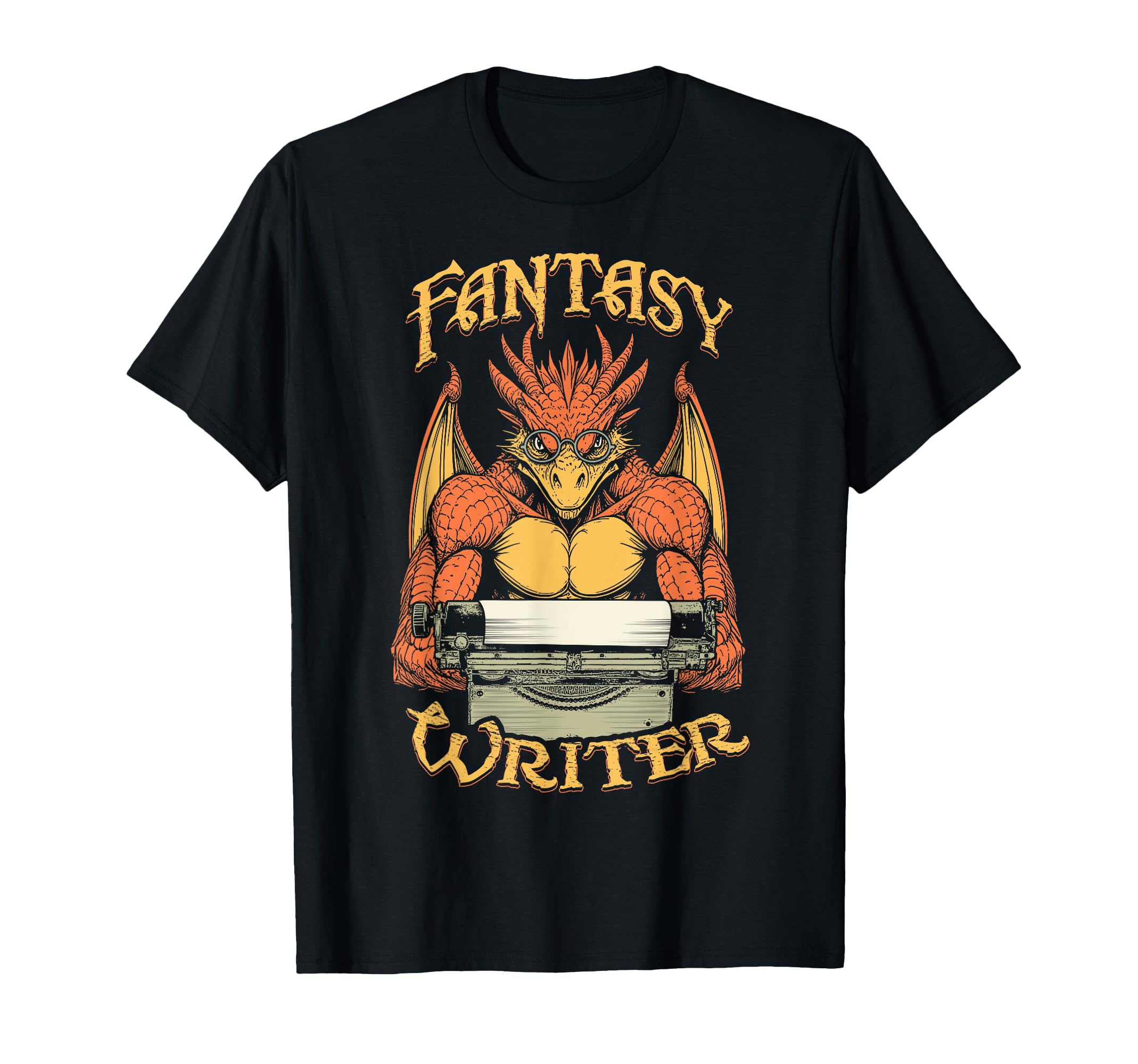Fantasy Writer Funny Book Dragon T-Shirt - Novelty Apparel Men Women - T-Shirt, Sweatshirt, Hoodie