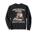 Sea Otter Coffee Book Nerds Reader Sweatshirt - Custom Art Print Unisex - T-Shirt, Sweatshirt, Hoodie