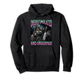 Overstimulated And Underpaid Funny Hard Hoodie - Streetwear Style Unisex - T-Shirt, Sweatshirt, Hoodie