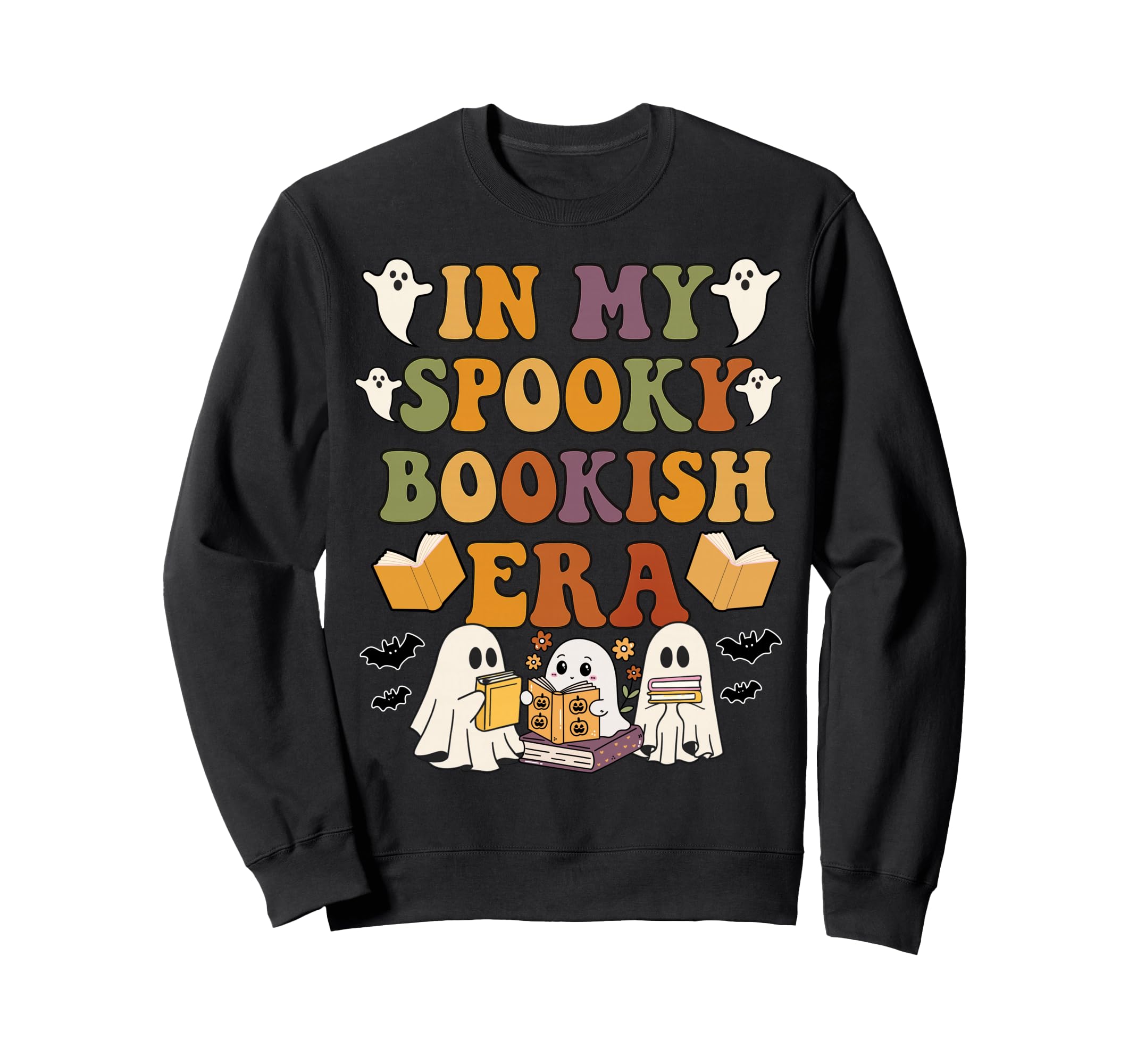 My Spooky Bookish Era Halloween Book Sweatshirt - Novelty Apparel Unisex - T-Shirt, Sweatshirt, Hoodie