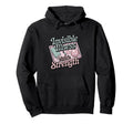 Invisible Illness Visible Strength Hoodie - Minimalist Print Men Women - T-Shirt, Sweatshirt, Hoodie