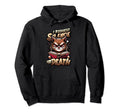 Cat Reading Book Requests Silence While Hoodie - Graphic Print Unisex - T-Shirt, Sweatshirt, Hoodie