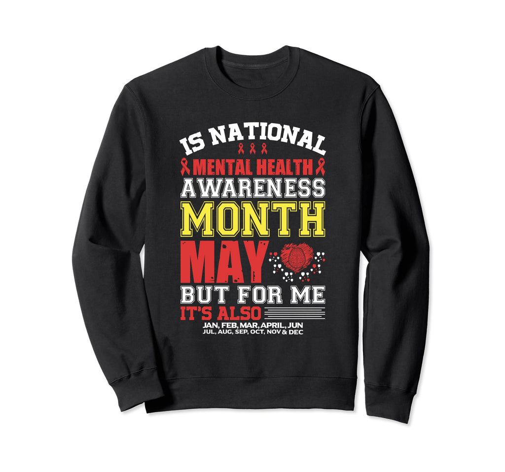 Mental Health Matters End Stigma Sweatshirt - Graphic Print Unisex - T-Shirt, Sweatshirt, Hoodie