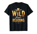 Wild About Reading Books Animal Lovers T-Shirt - Novelty Apparel for Adults - T-Shirt, Sweatshirt, Hoodie