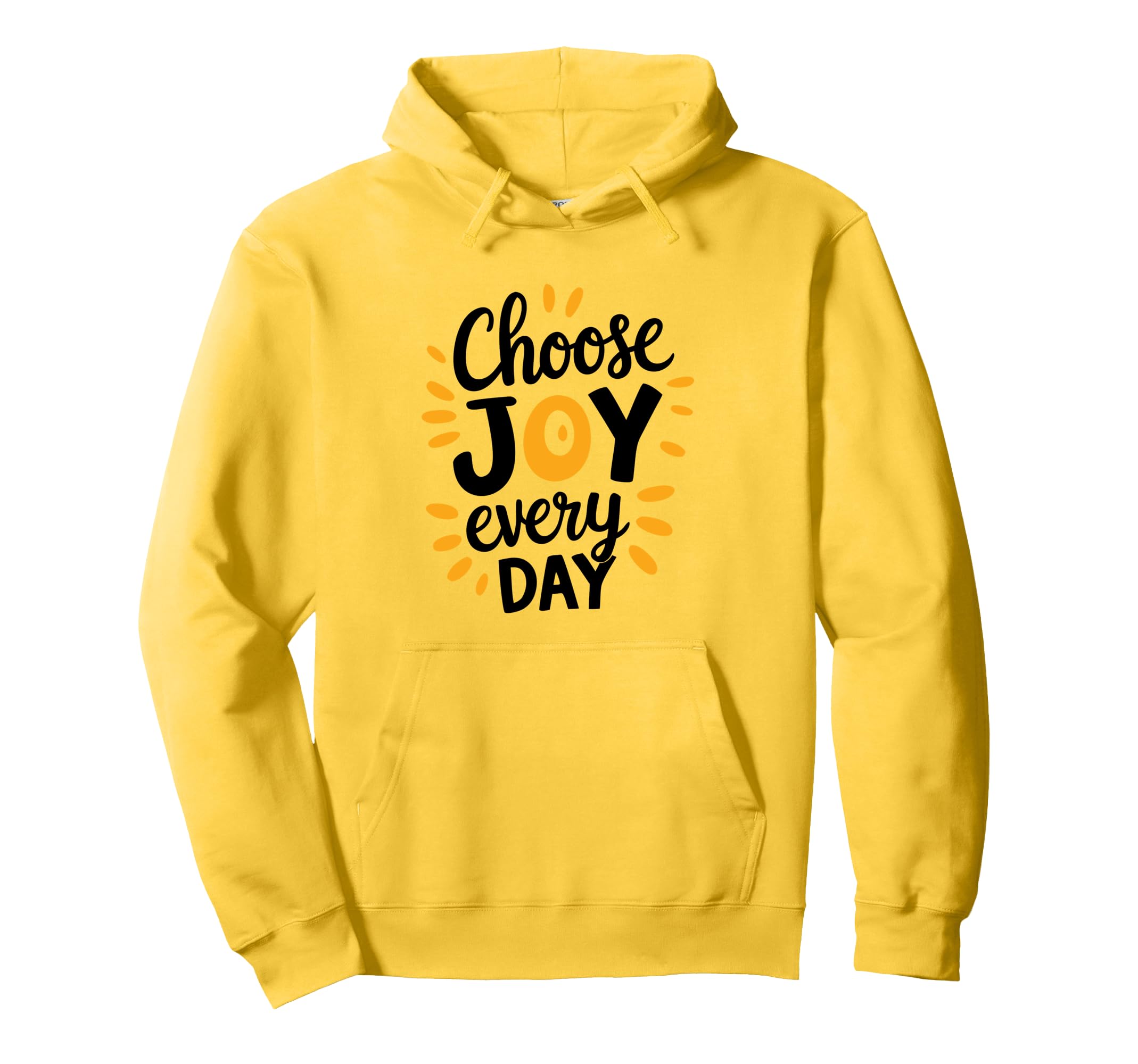 Positive Motivational Choose Joy Hoodie - Minimalist Print for Adults - T-Shirt, Sweatshirt, Hoodie