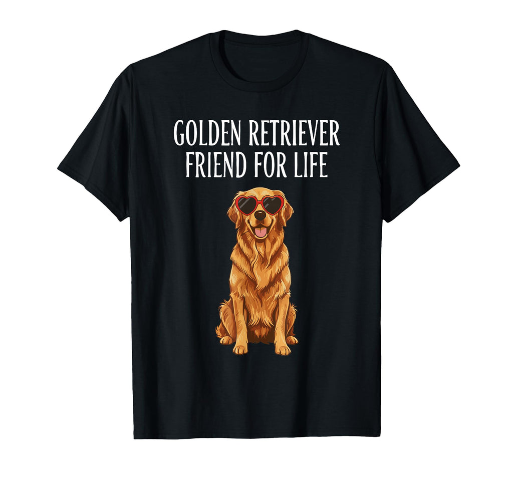 Golden Retriever Friend Life Dog Therapy T-Shirt - Graphic Print Unisex - T-Shirt, Sweatshirt, Hoodie