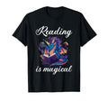 Reading Dragon Shirts Magical Book Lover T-Shirt - Unique Graphic Men Women - T-Shirt, Sweatshirt, Hoodie