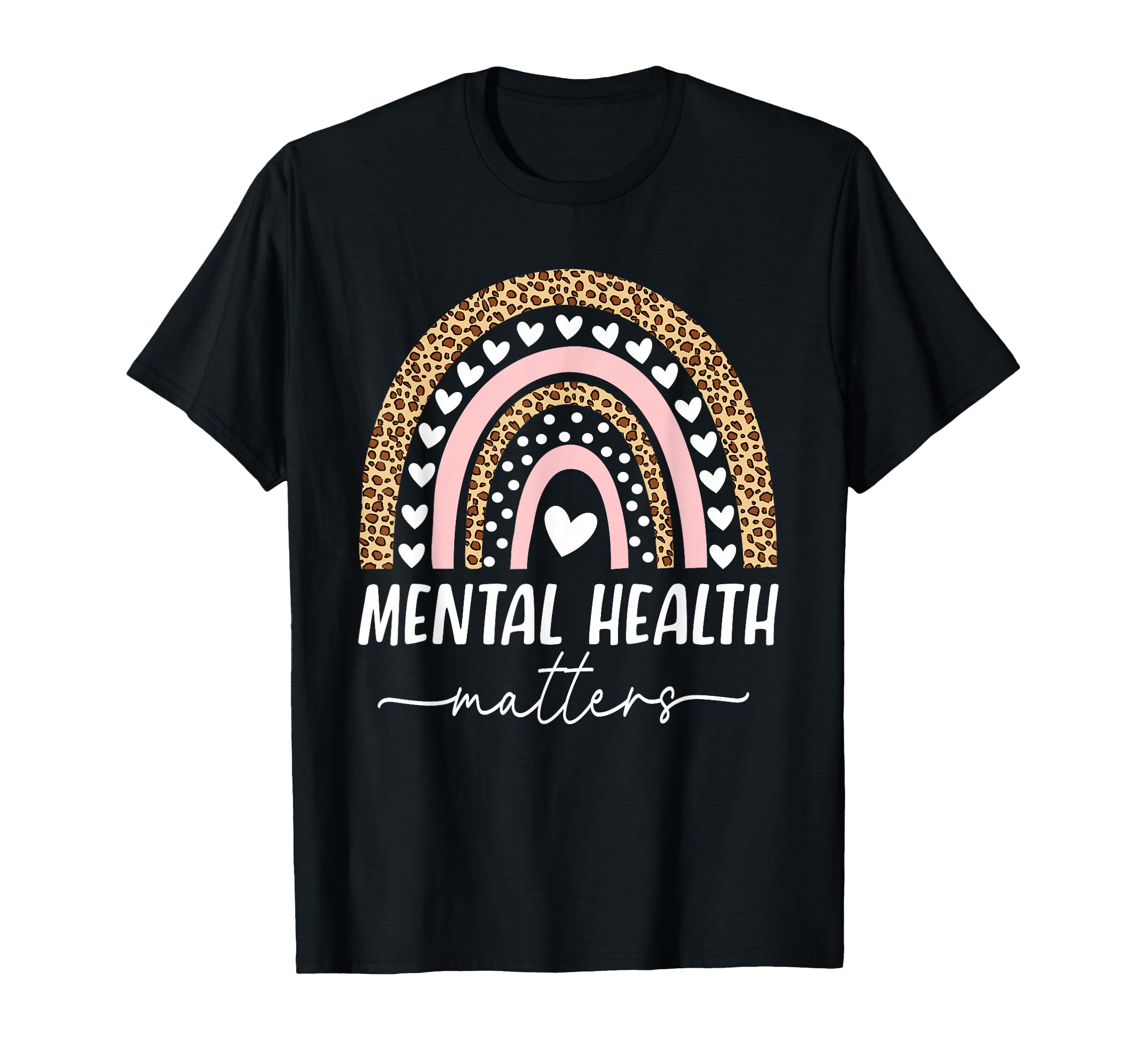 Mental Health Matters Human Brain T-Shirt - Minimalist Print for Adults - T-Shirt, Sweatshirt, Hoodie