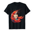 Meditation Lobster Yoga Pose Relaxing T-Shirt - Minimalist Print Men Women - T-Shirt, Sweatshirt, Hoodie