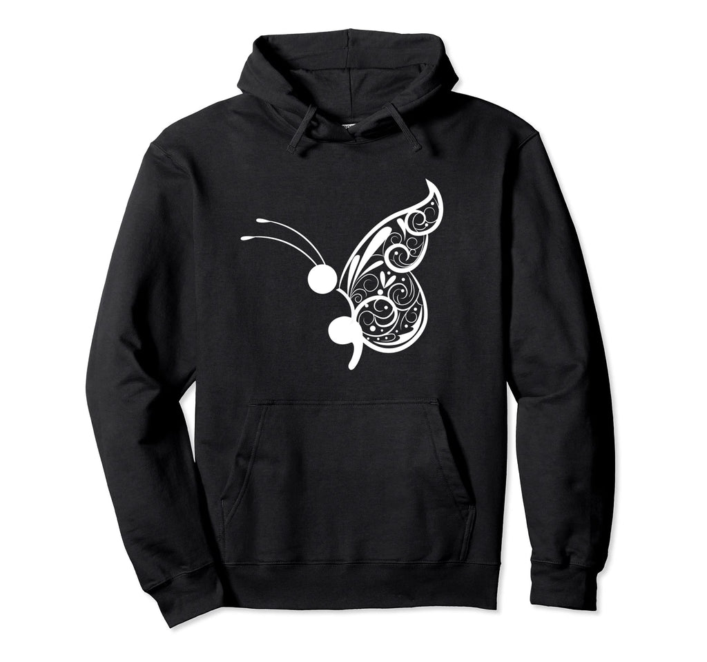 Semicolon Butterfly Pocket Butterfly Hoodie - Trendy Graphic Men Women - T-Shirt, Sweatshirt, Hoodie