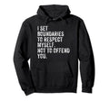 I Set Boundaries Respect Myself Self Hoodie - Aesthetic Graphic Men Women - T-Shirt, Sweatshirt, Hoodie