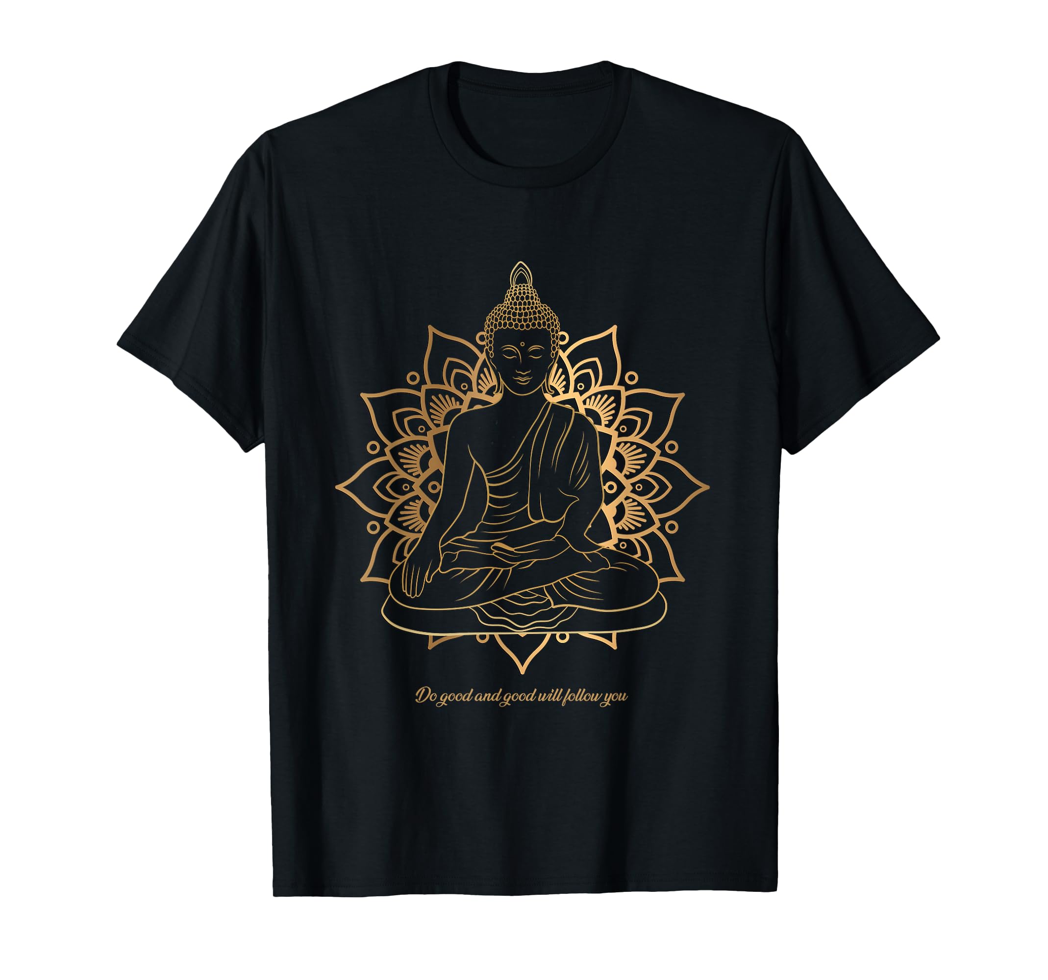 Buddha Mandala Buddhist Mindfulness T-Shirt - Minimalist Print Unisex - T-Shirt, Sweatshirt, Hoodie