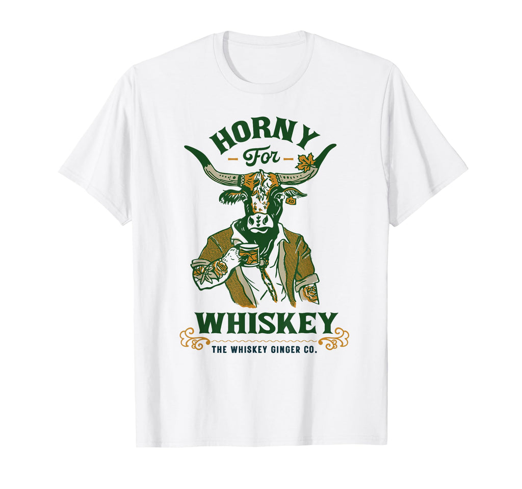 Horny Whiskey Bull Spicy Romance T-Shirt - Trendy Graphic for Adults - T-Shirt, Sweatshirt, Hoodie