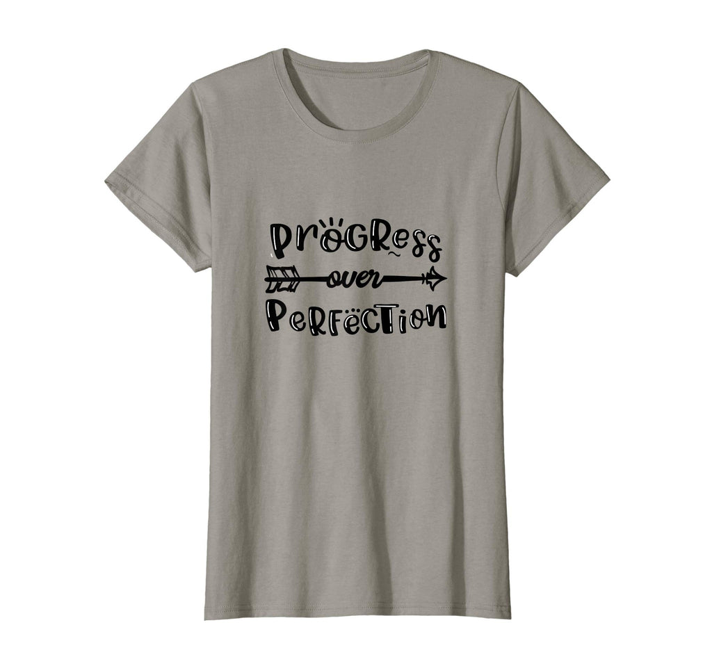 Womens Progress Over Perfection T-Shirt - Fun Novelty Design Unisex - T-Shirt, Sweatshirt, Hoodie